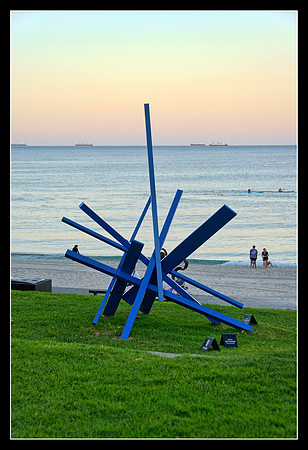 Sculpture by the Sea at Cottesloe Beach.