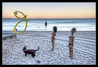 Sculpture by the Sea at Cottesloe Beach.