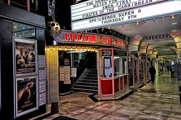 Piccadilly Cinema Centre in Piccadilly Arcade.