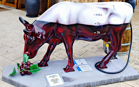 One of the entries in the Margaret River CowParade in 2010.