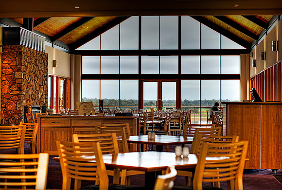 The restaurant at Watershed Winery. The food was fantastic, as were the wines.