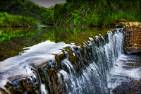 The weir at Ellensbrook Homestead.