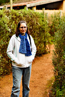 Rosemary in the Boranup Forest Maze.