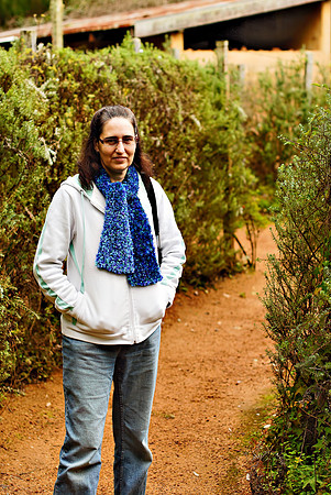 Rosemary in the Boranup Forest Maze.