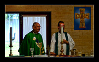 Bp Brian Farran and the Revd John Ward.