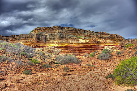 On the walk to Mushroom Rock