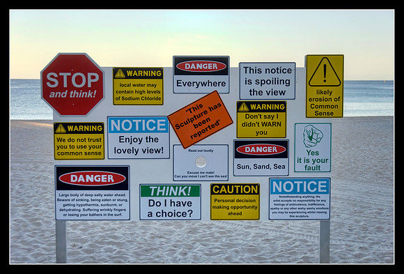 Sculpture by the Sea at Cottesloe Beach.