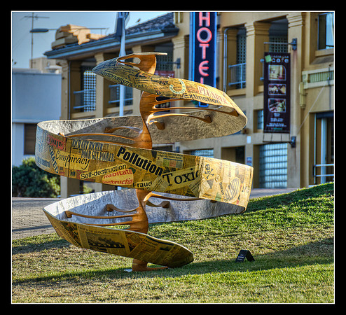 Sculpture by the Sea at Cottesloe Beach.