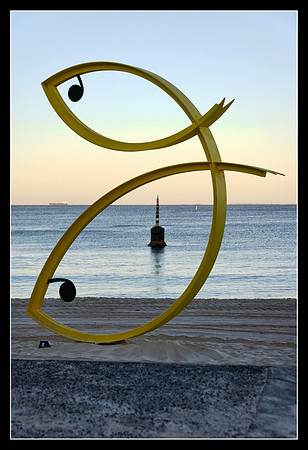 Sculpture by the Sea at Cottesloe Beach.